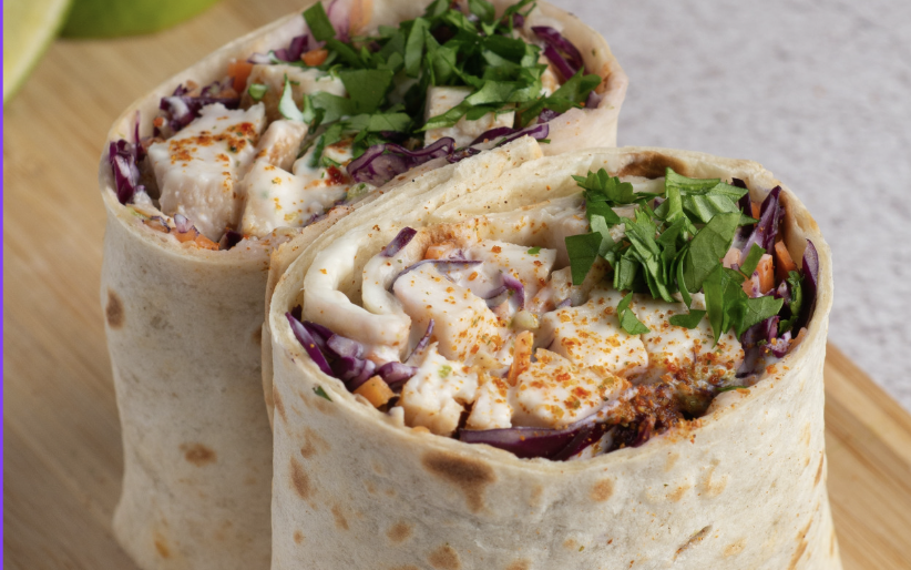 5-Minute Turkey & Hummus Power Wrap (No Cooking Required)